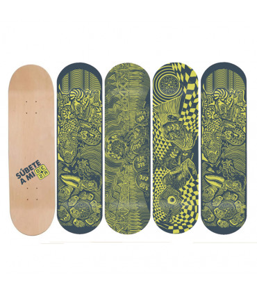 Tabla Deza Otros Mundos Inframundo Turquesa/Amarillo Deza - 2