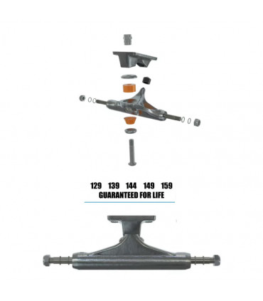 Trucks Independent Mid Polished Plata Independent - 2