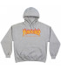 Thrasher Flame Hoodie Gray Thrasher - 2