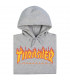 Thrasher Flame Hoodie Gray Thrasher - 3