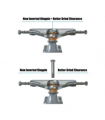 Trucks Independent Mid Polished Plata Independent - 4