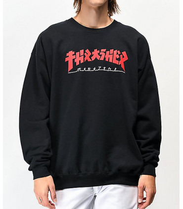Sudadera Thrasher Godzilla Crewneck Black Thrasher - 2