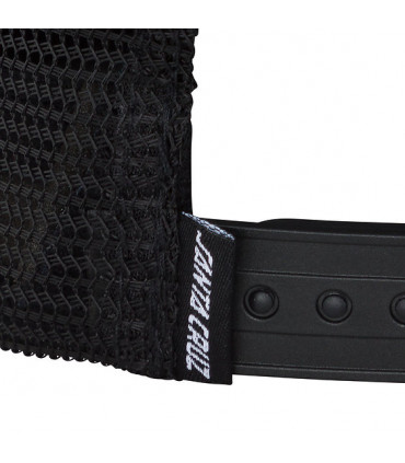 Gap Santa Cruz Meek OG Slasher Hand Mesh Trucker Black Santa Cruz - 4