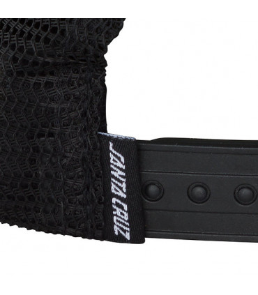 Gap Santa Cruz Meek OG Slasher Hand Mesh Trucker Black White Santa Cruz - 4