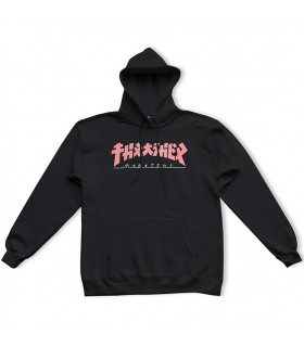 Sudadera Thrasher Hood Girls Godzilla Black Thrasher - 1