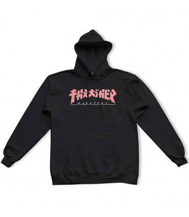 Sudadera Thrasher Hood Girls Godzilla Black Thrasher - 1