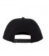Santa Cruz Reverse Dot Eco Snapbacksd Mid Profile Hat Eco Black Santa Cruz - 3