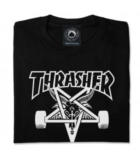 Playera Thrasher Skategoat Tshirt Blk Thrasher - 2