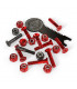 Independent Cross Bolts Phillips 1" Red