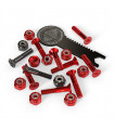 Independent Cross Bolts Phillips 1" Red