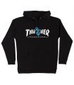 Sudadera Santa Cruz x Thrasher Screaming Logo Hooded Black