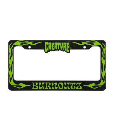 Creature Burnoutz License Frame Portaplaca