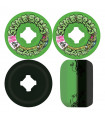 Ruedas Slime Balls Double Take Cafe Vomit Mini 54 mm 95A Verde/Negro