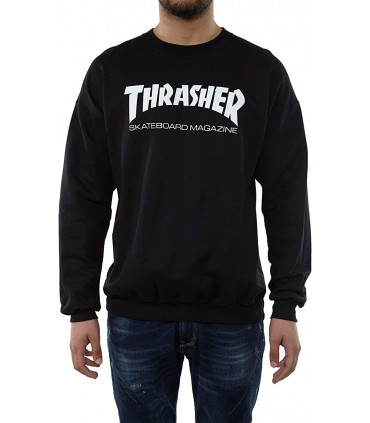 Thrasher Skate Mag Crewneck Black