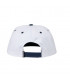 Independent Baseplate Snapback Mid Profile Hat White Navy