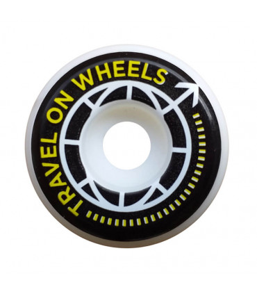 Ruedas Travel On Wheels- Tow Yellow 53 MM